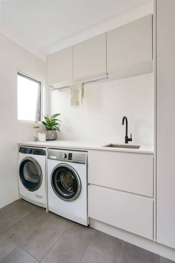 small laundry nook