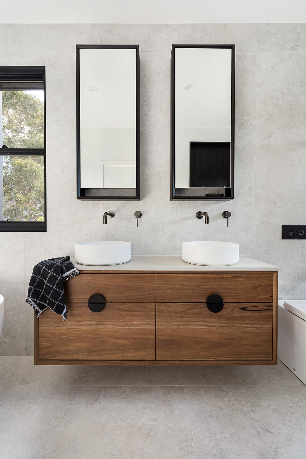 Spotted Gum Timber Vanity