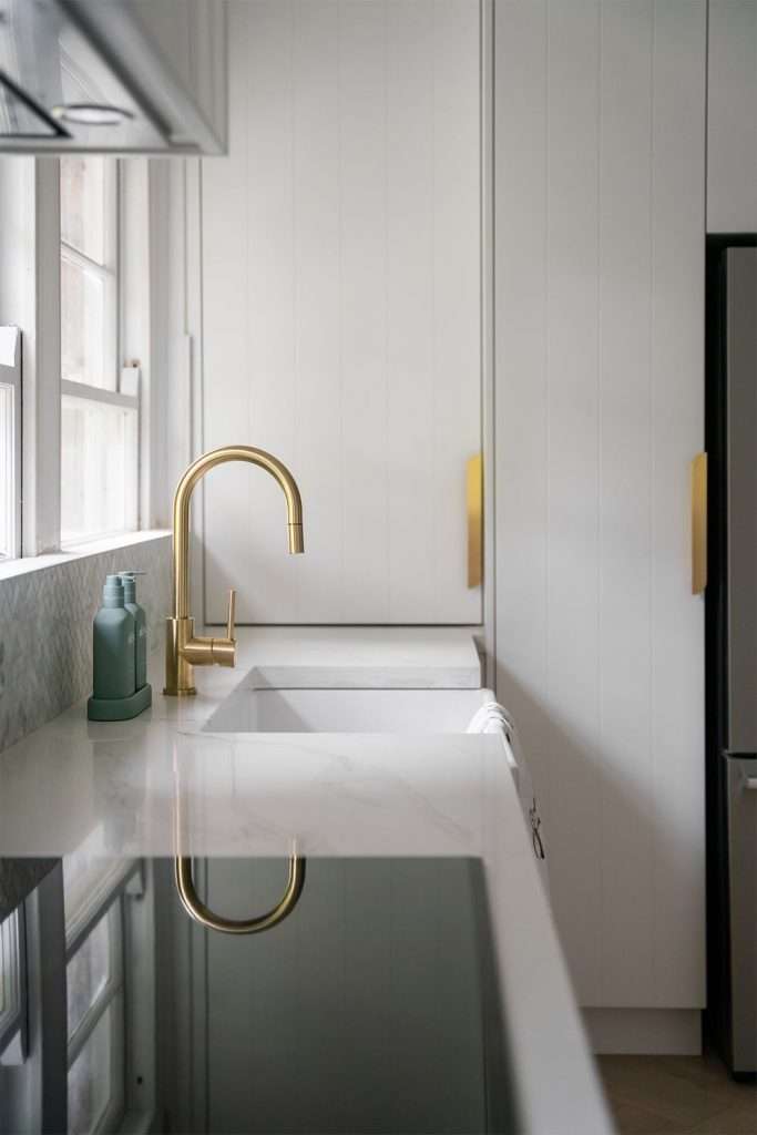 Brass Kitchen Mixer