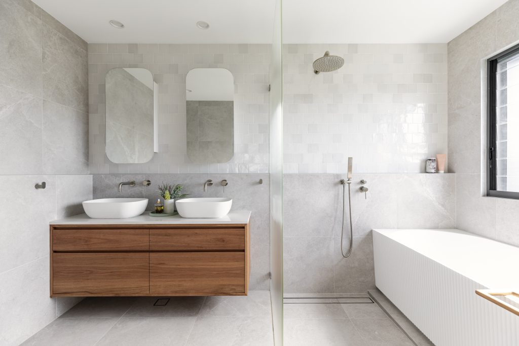 Ensuite with fluted bath and shower screen ensuite with fluted bath and sluted shower screen