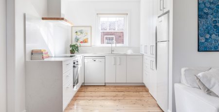 white small kitchen design