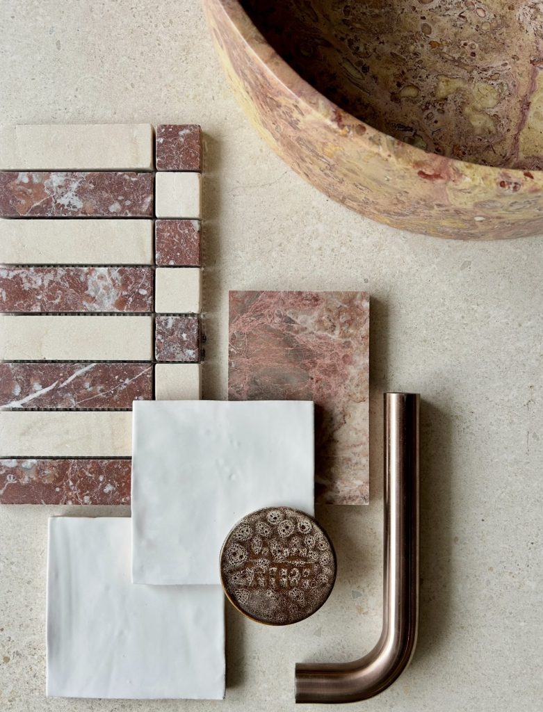 Tile experts giving tile design advice in Sydney showroom
